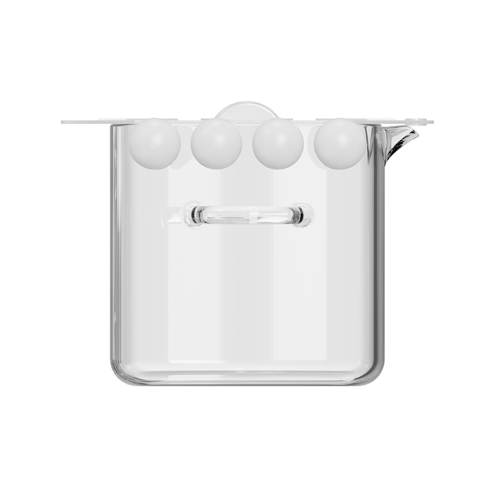 Easy To Clean Microwave Bacon Glass Jar