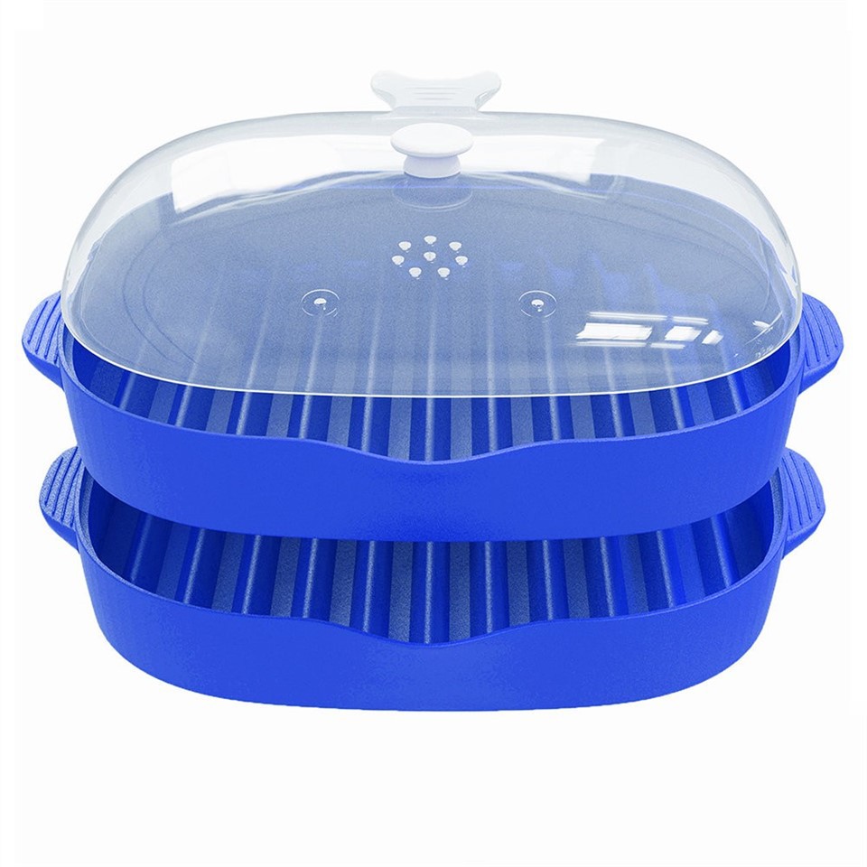 China Cook up to 4 Strips Microwave Bacon Tray for Sale(001)