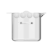 Mikroviļņu bekona stikla burka ar rokturiem